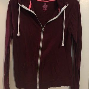 Maroon Zip up Jacket